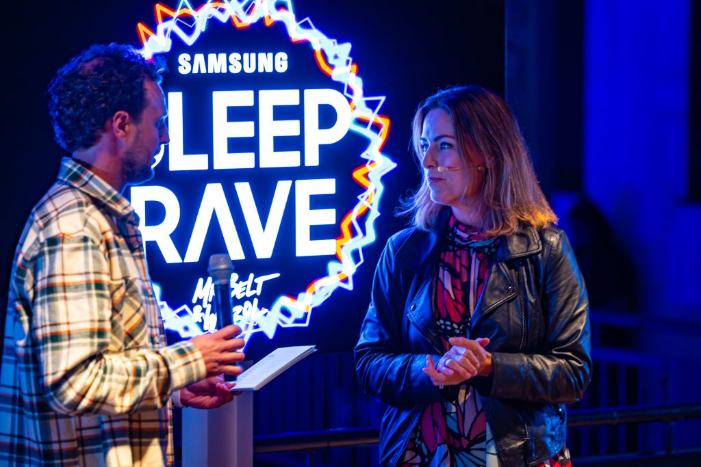 Samsung Sleep Rave in samenwerking met Swiss Sense